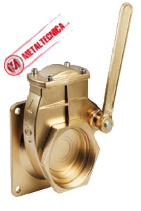 Brass Lever Valve Flange X FE-NPT