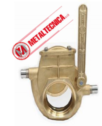 Heated Brass Lever Valve