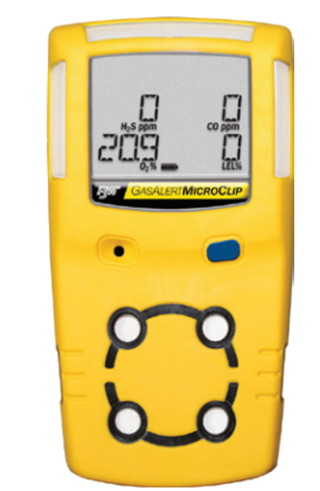 BW Gas Alert Microclip Multi-Gas Monitoring