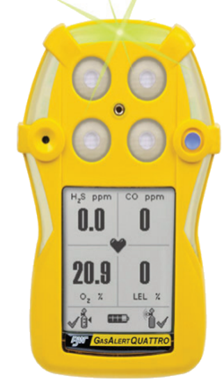 BW Gas Alert Quattro Multi-Gas Monitoring